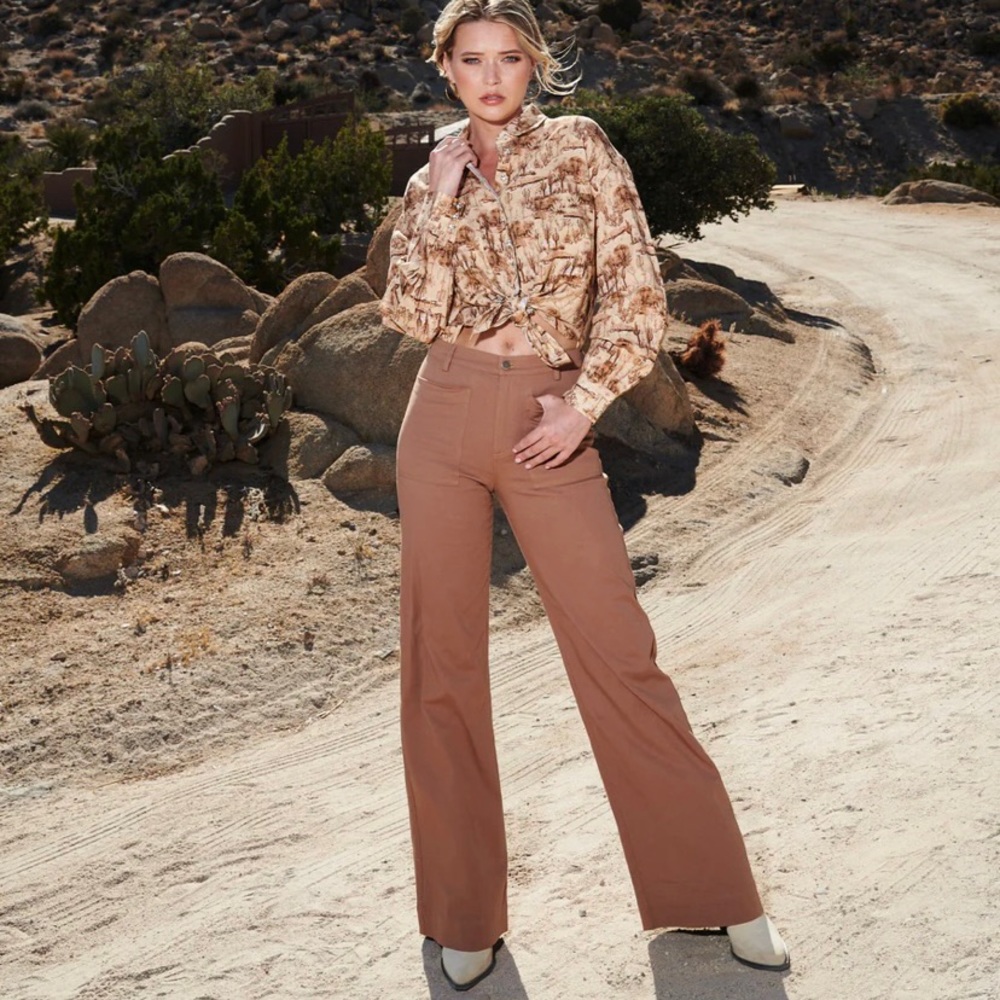 Straight wide leg Cami NYC pants